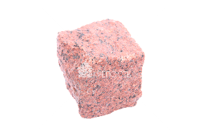 Лезниковское (Maple Red GR6) гранит брусчатка колотая 10х10х10 см